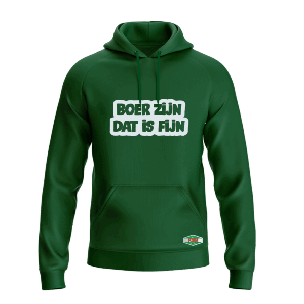 BOER ZIJN DAT IS FIJN HOODED SWEATSHIRT - Afbeelding 4