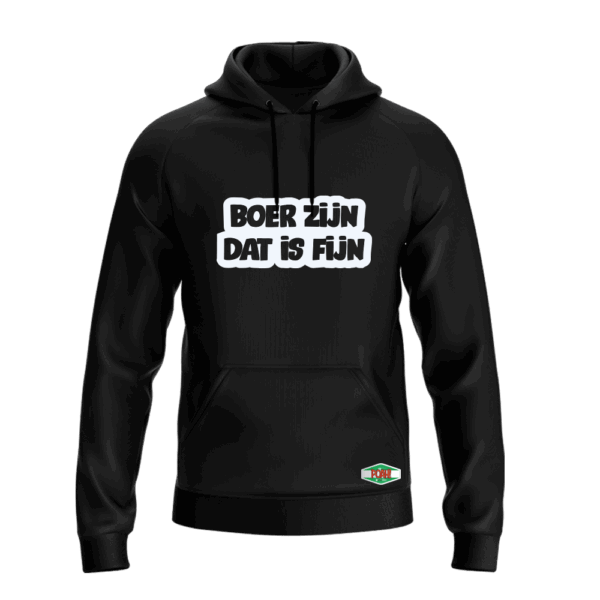 BOER ZIJN DAT IS FIJN HOODED SWEATSHIRT - Afbeelding 6