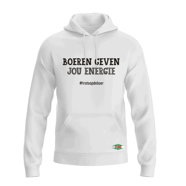 BOEREN GEVEN JOU ENERGIE HOODED SWEATSHIRT