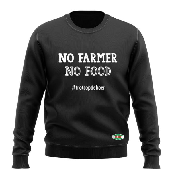 NO FARMER NO FOOD SWEATSHIRT - Afbeelding 7