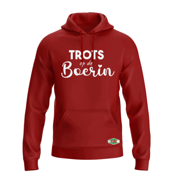 TROTS OP DE BOERIN HOODED SWEATSHIRT