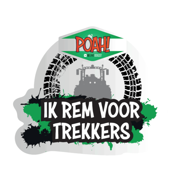 Ik rem voor trekkers - Stickerset (20 stuks)